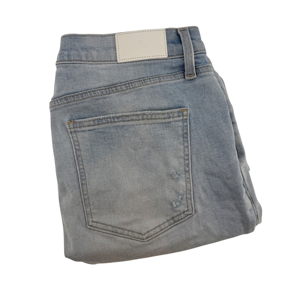 Pistola Lennon‎ High Rise Crop Boot Cut Jeans Lotus Vintage Blue Women's 32P